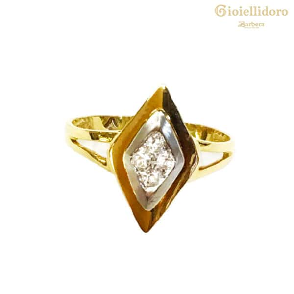 anello donna oro giallo