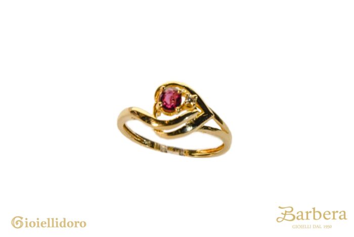 anello a cuore stile vintage